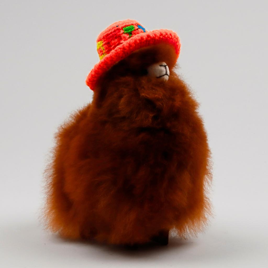 Baby Alpaca Knuffel Bruin S, handgemaakt in Peru, Verzenden, Nieuw, Overige typen