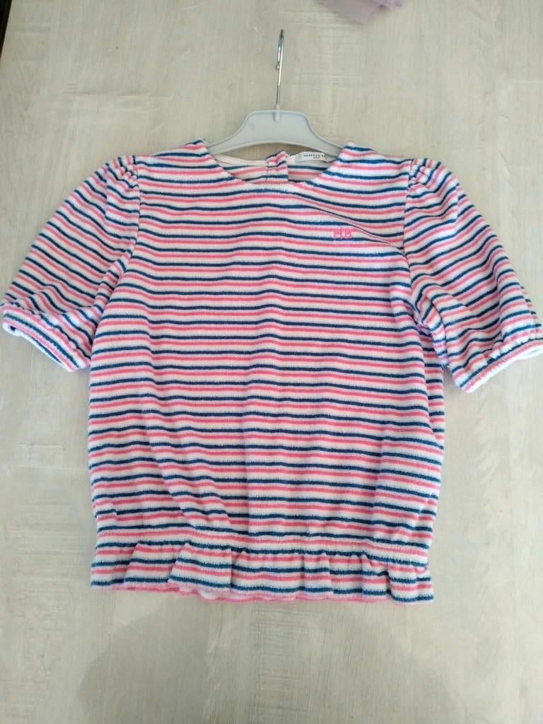 Shirt / bloes korte mouwen maat 122 - 128 hampton Bays, Kinderen en Baby's, Hampton Bays, Meisje, Ophalen of Verzenden, Zo goed als nieuw