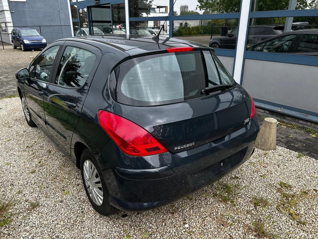 Peugeot 308 benzine met keuring en garantie, 4 portes, Entreprise, Boîte manuelle, Noir