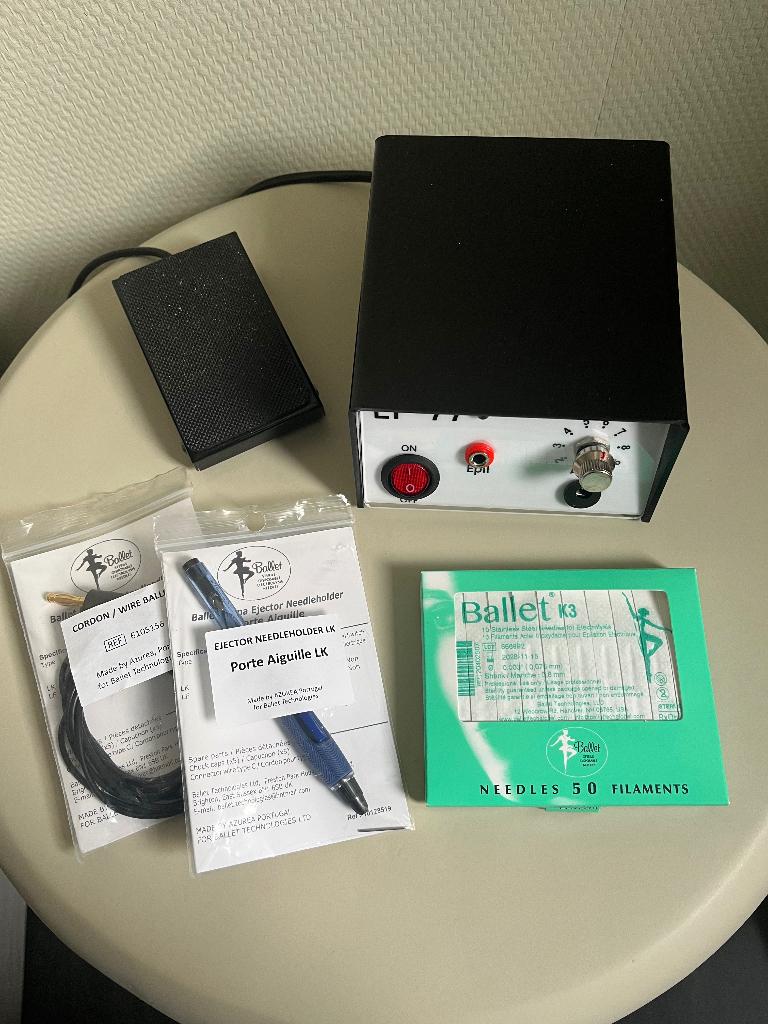 Elektrolyse-apparaat - complete set, Ophalen of Verzenden, Nieuw, Scheren en Epileren