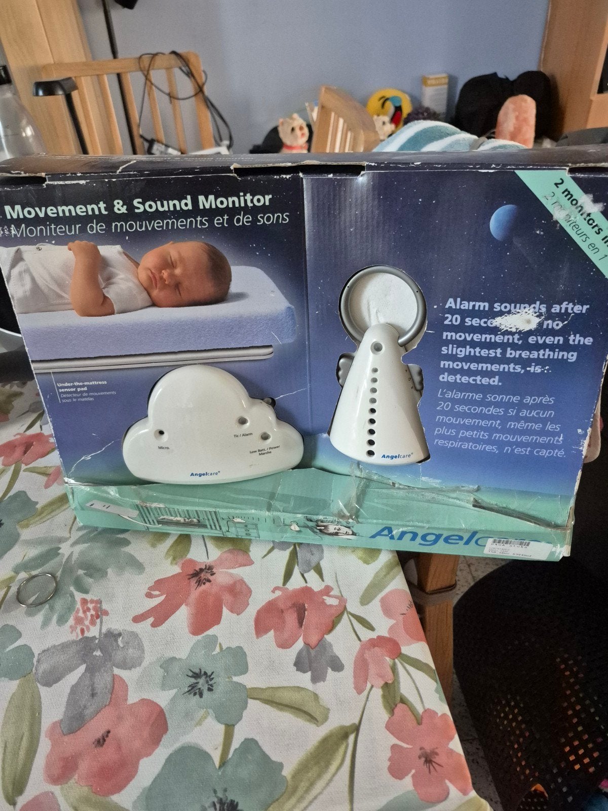 angelcare  monitor zonder app, Kinderen en Baby's, Babyfoons, Ophalen of Verzenden, Zo goed als nieuw