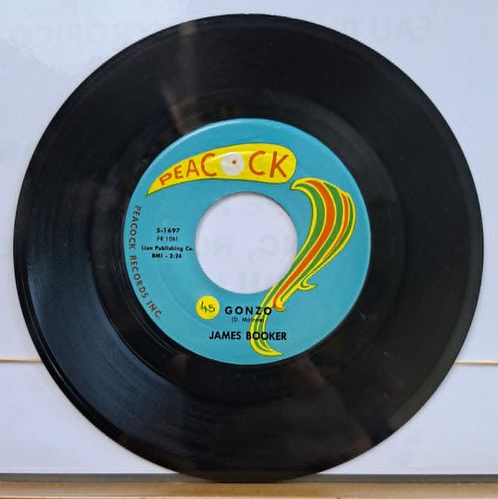 James Booker – Gonzo – Cool Turkey, Pressage original, Enlèvement ou Envoi, 7 inch, Utilisé