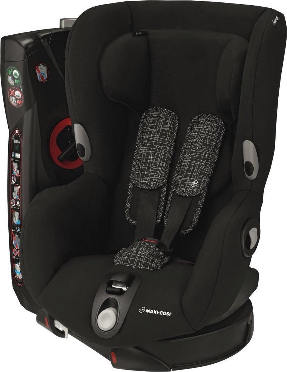 Autostoel: Maxi-Cosi Axiss (Black Grid), Ophalen, 9 t/m 18 kg, Slaapstand, Maxi-Cosi