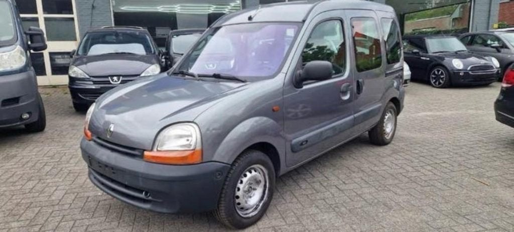 Renault Kangoo — 1.2essence Bj 2002 145000 km Prêt à rouler, Autos, Argent ou Gris, Achat, Entreprise, Boîte manuelle