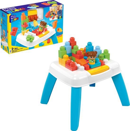 Fisher-Price MEGA Bloks TAFEL bouw leer blokken Bouwstenen, Kinderen en Baby's, Ophalen of Verzenden, Nieuw, Speelset