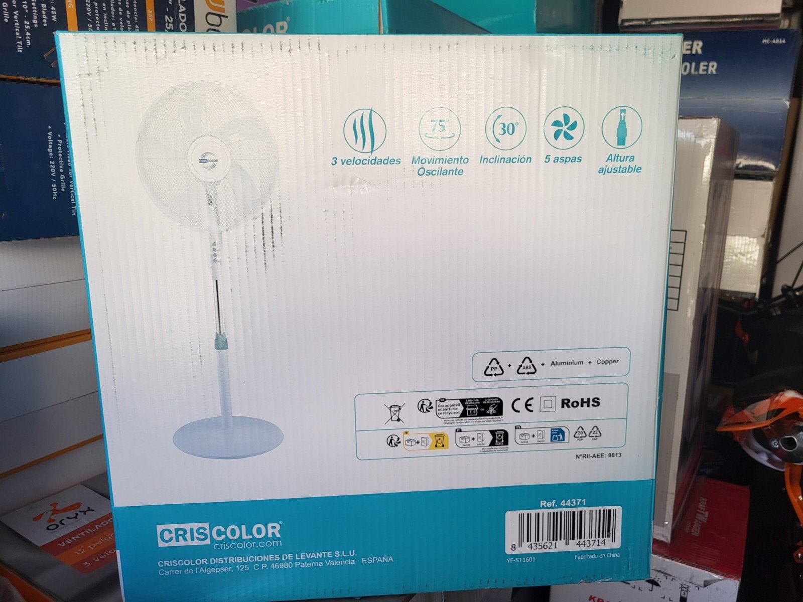 Ventilateur  dur pieds0487469838, Bricolage & Construction, Systèmes d'alarme, Enlèvement ou Envoi