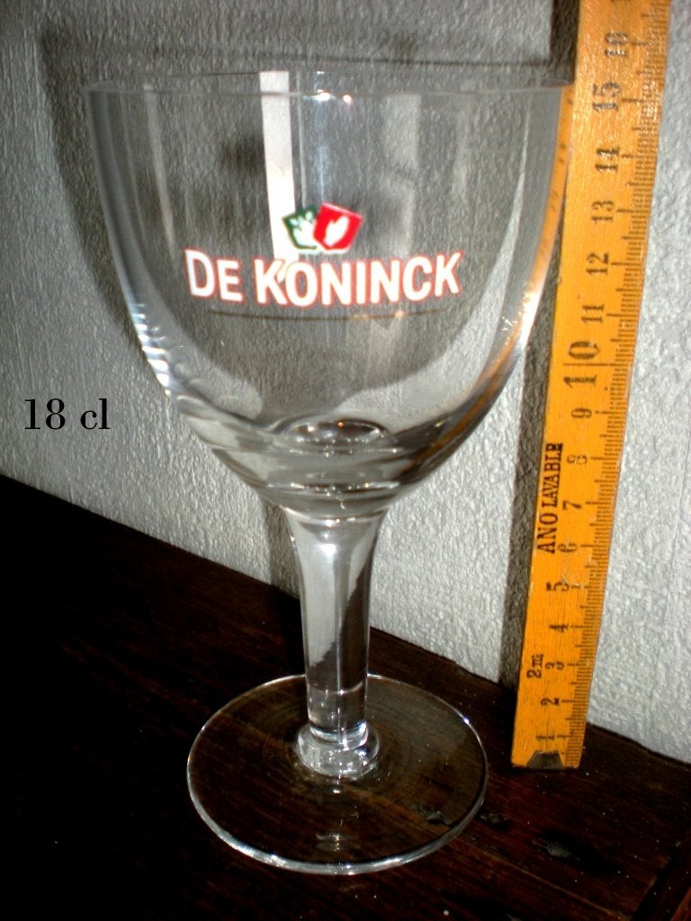 DE KONINCK 18 cl, Ophalen of Verzenden, Zo goed als nieuw, Glas of Glazen, De Koninck