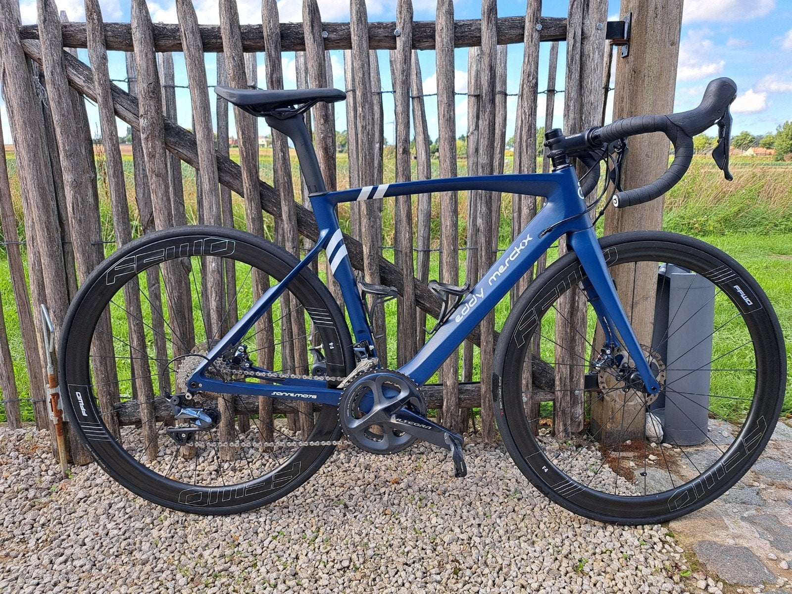 Eddy Merckx Sanremo 76 koersfiets, Gebruikt, 10 tot 15 versnellingen, Heren, Schijfrem