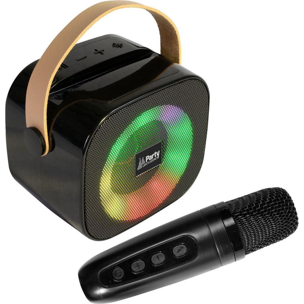 Kleine karaoke set met Bluetooth, USB, microSD en microfoon, Enlèvement ou Envoi, Neuf