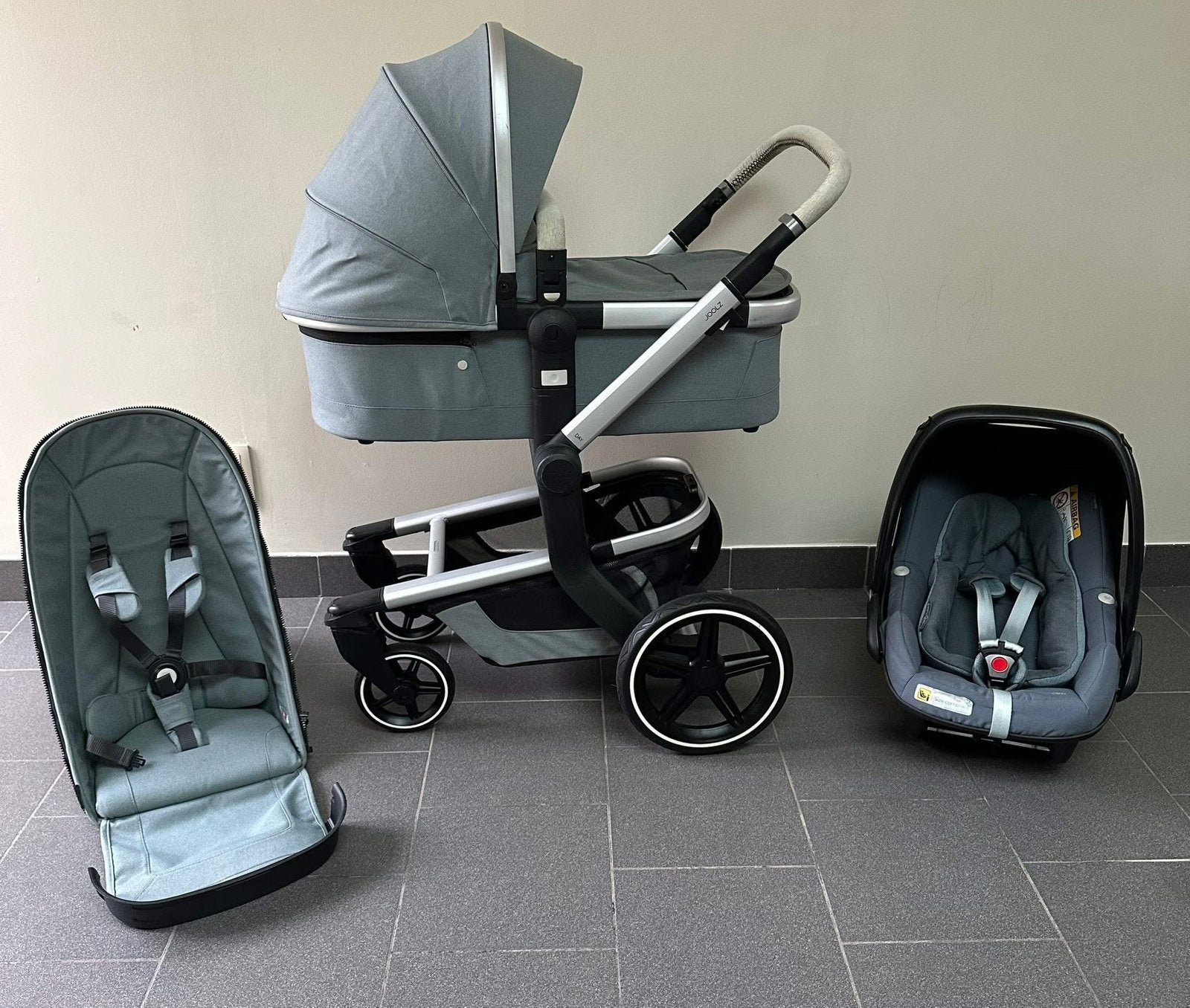 Joolz Day+ mordern Blue 3 in 1 - COMPLEET
