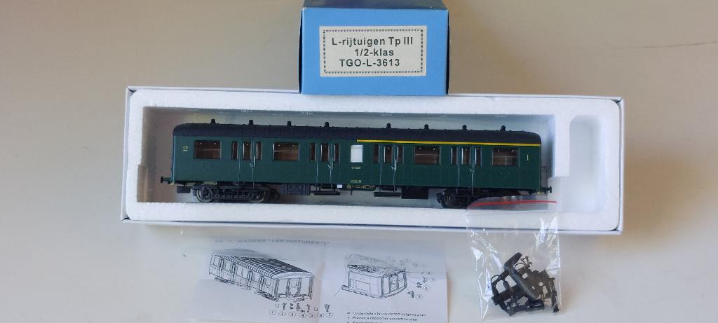 SNCB/NMBS TREINSHOP OLAERTS VOITURE L *HO*DC* 3613, Autres marques, Set de Trains, Envoi, Courant continu