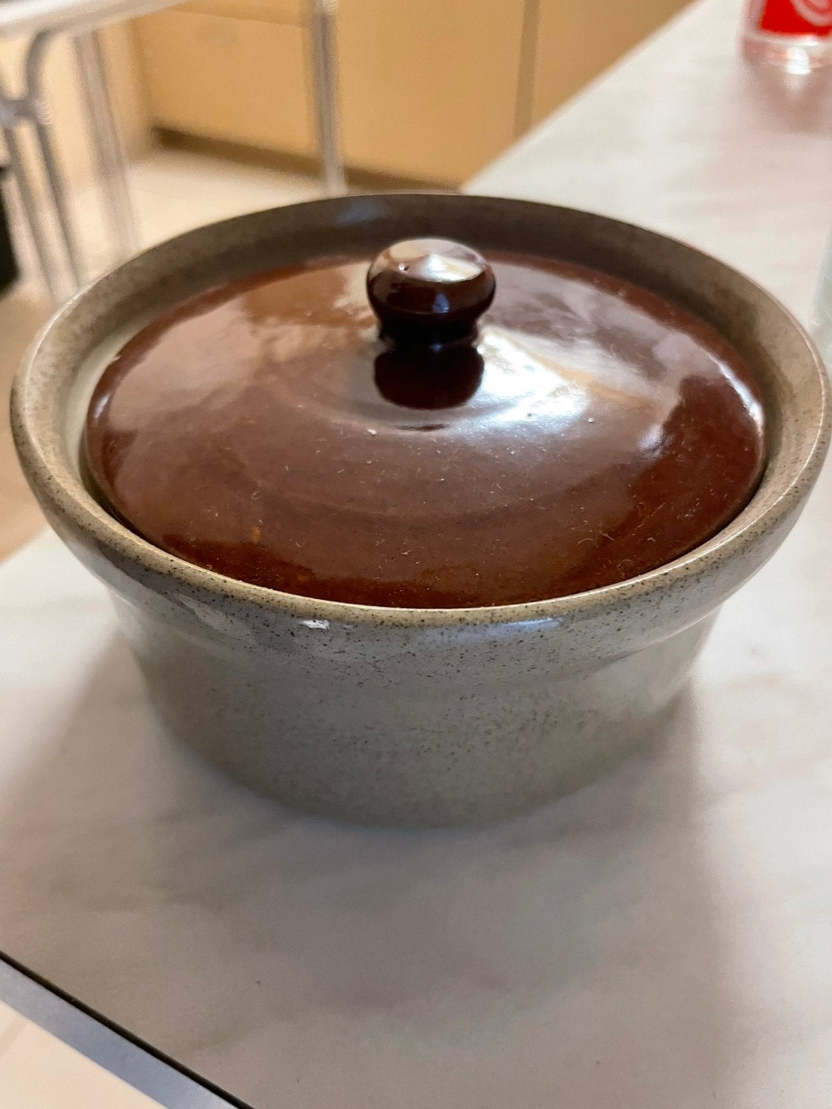 Bocal de rangement vintage célèbre poterie Moira Angleterre, Maison & Meubles, Enlèvement ou Envoi, Comme neuf