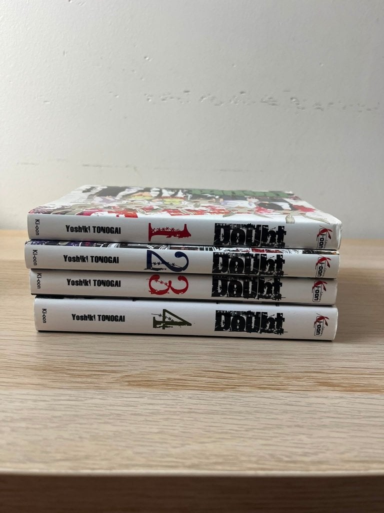 Doubt intégrale 1 à 4 VF — série complète manga, Boeken, Strips | Comics, Gelezen, Yoshiki Tonagai, Complete serie of reeks, Ophalen of Verzenden