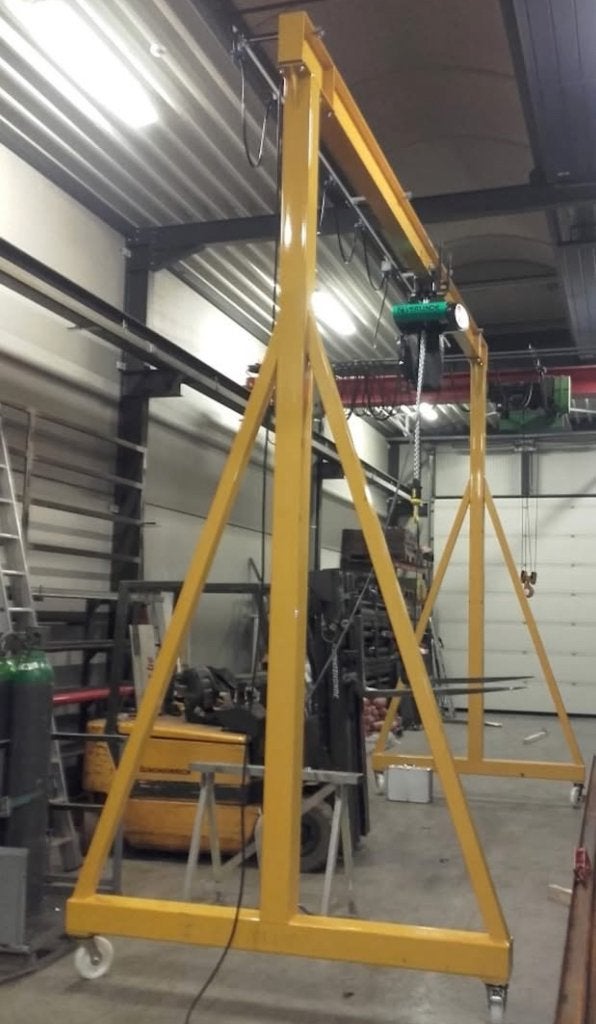 portaal met takel, Bricolage & Construction, Treuils et Palans, Utilisé, Électrique, Enlèvement