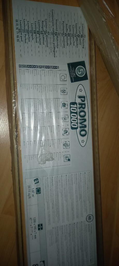 ongebruikte laminaatvloer vloer laminaat vloerbekleding, Ophalen, Nieuw, Laminaat