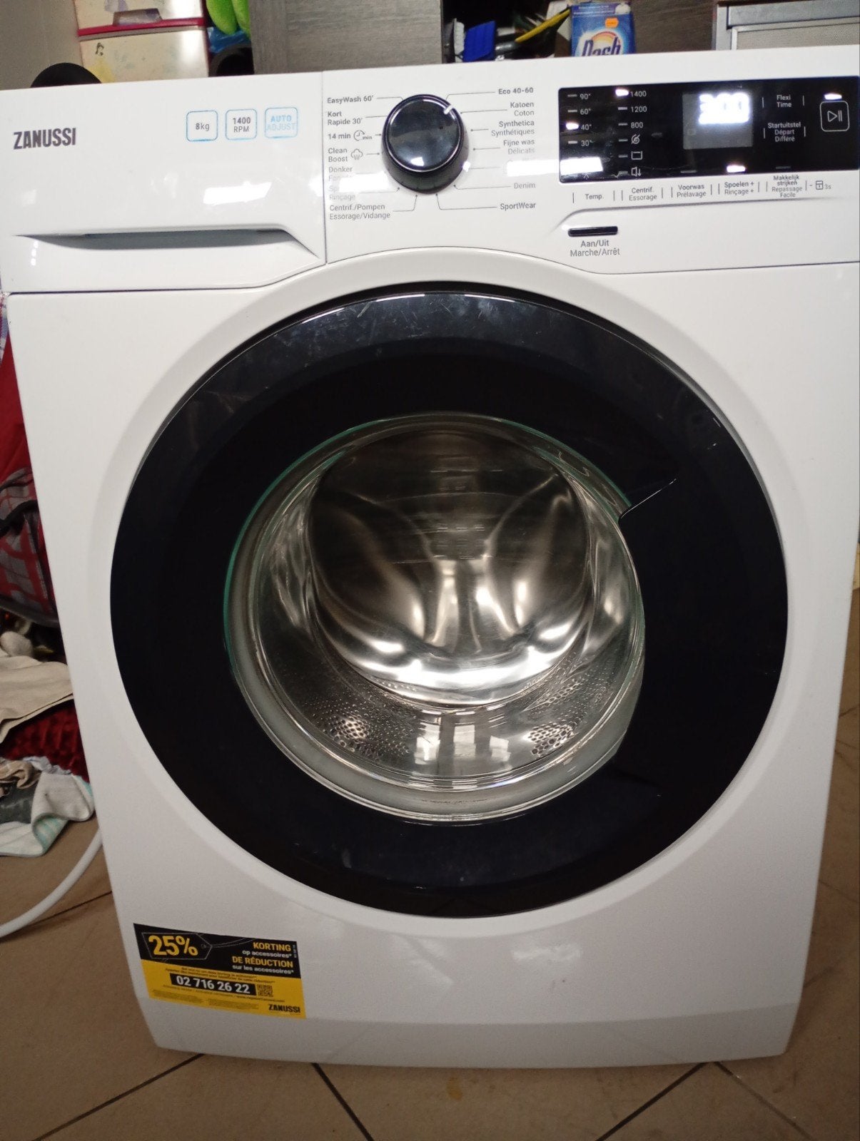 machine à laver Zanussi ZZ84933WF en bon état, Enlèvement