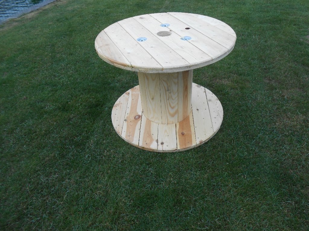 tuintafel bobijn, Ophalen