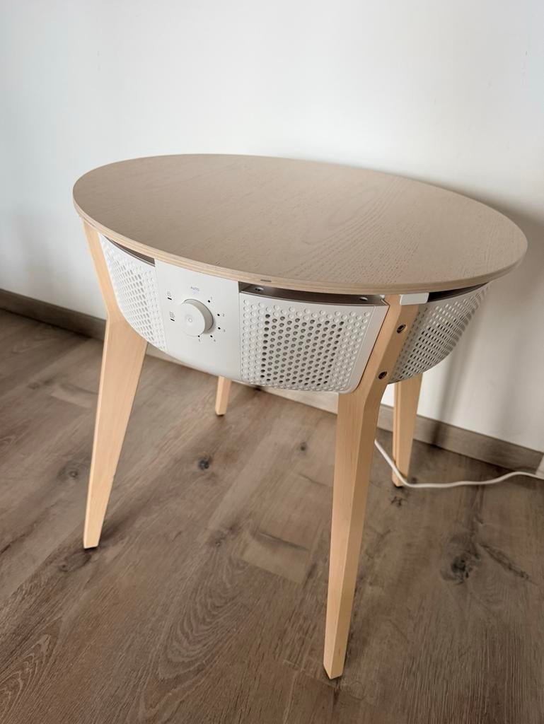 Tafel met luchtreiniger, aanvullende gasfilter (STARKVIND), Huis en Inrichting, Ophalen, Zo goed als nieuw, Rond, 45 tot 60 cm