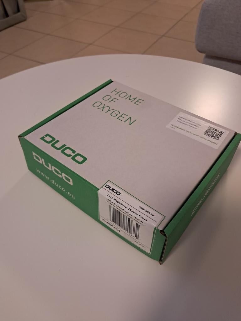 Clapet vmc DUCO wc 25 m3/h