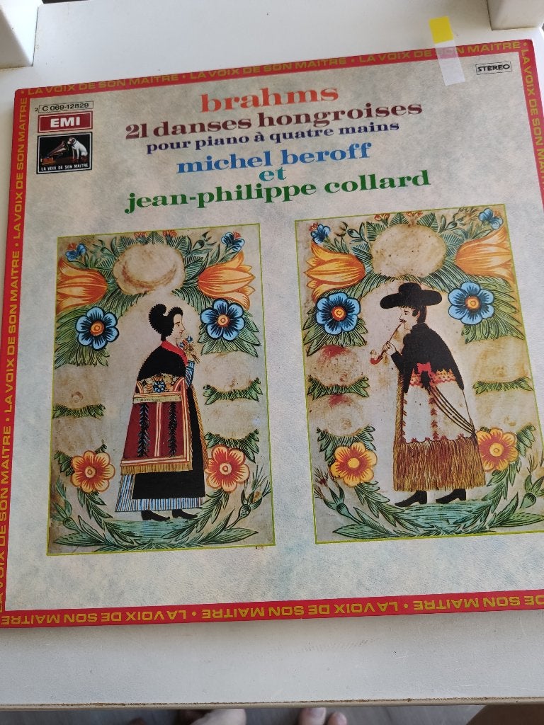 Brahms : 21 Danses Hongroises – M Béroff & J-P Collard (EMI), Avec pochette intérieure, Brahms, Enlèvement, Utilisé