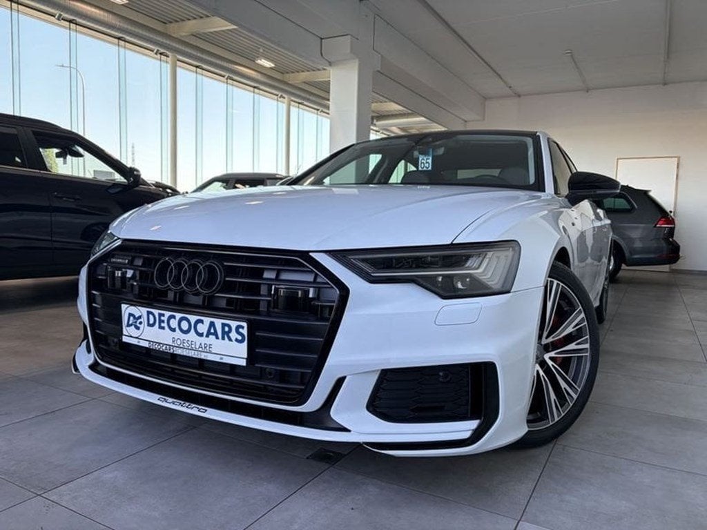 Audi A6 S-Line / Apple Carplay - Android Auto / Keyless / C, Auto's, Automaat, Wit, 186 kW, 5 deurs