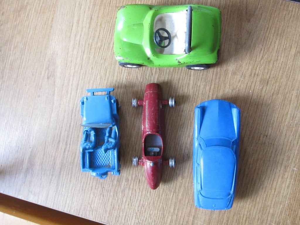 4 voiture miniatures vintage Tonka solido, Hobby en Vrije tijd, Ophalen of Verzenden, Gebruikt, Auto, Overige merken