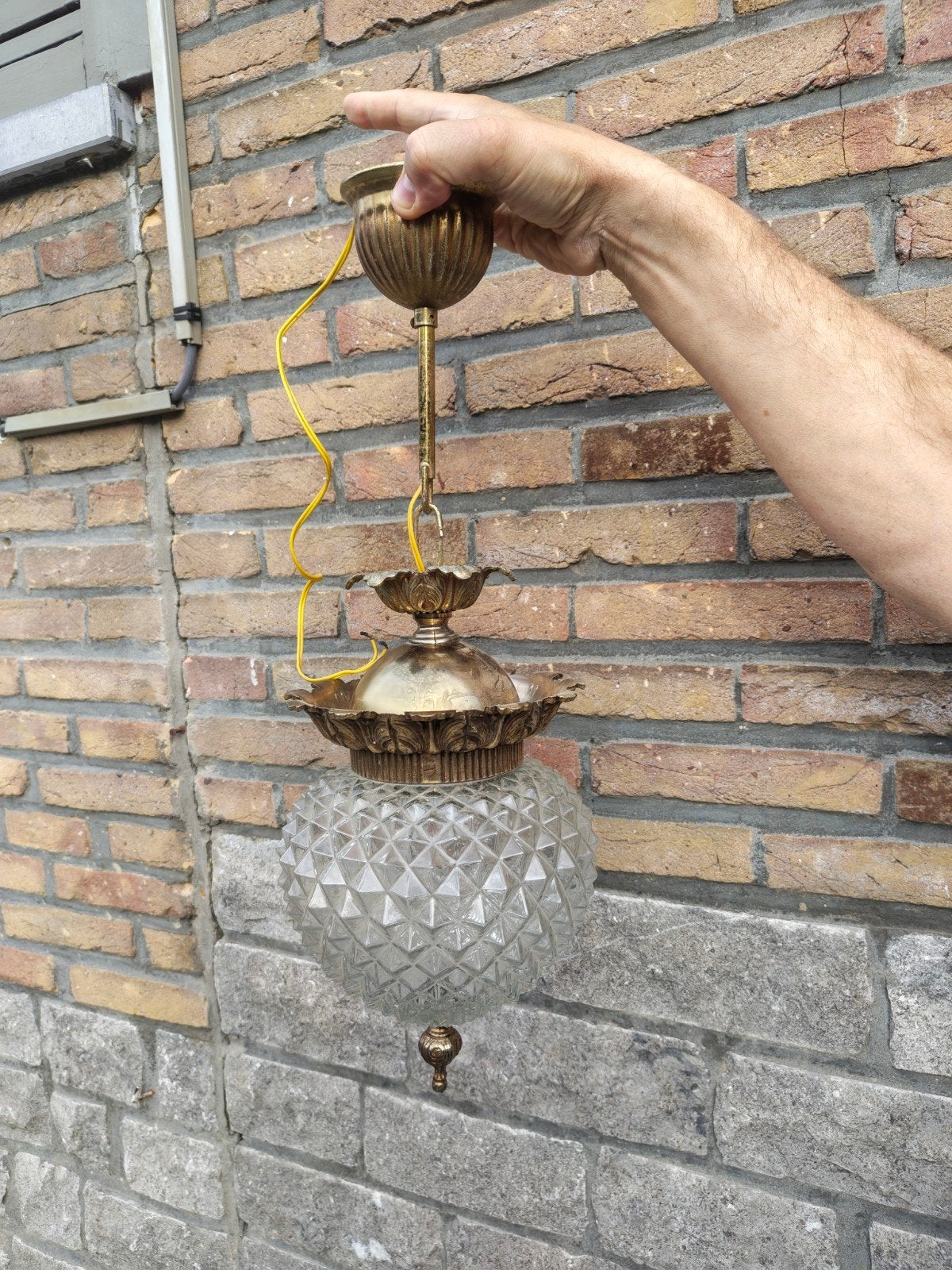 Hanglamp in de Hollywood Regency stijl, Antiek en Kunst, Ophalen of Verzenden