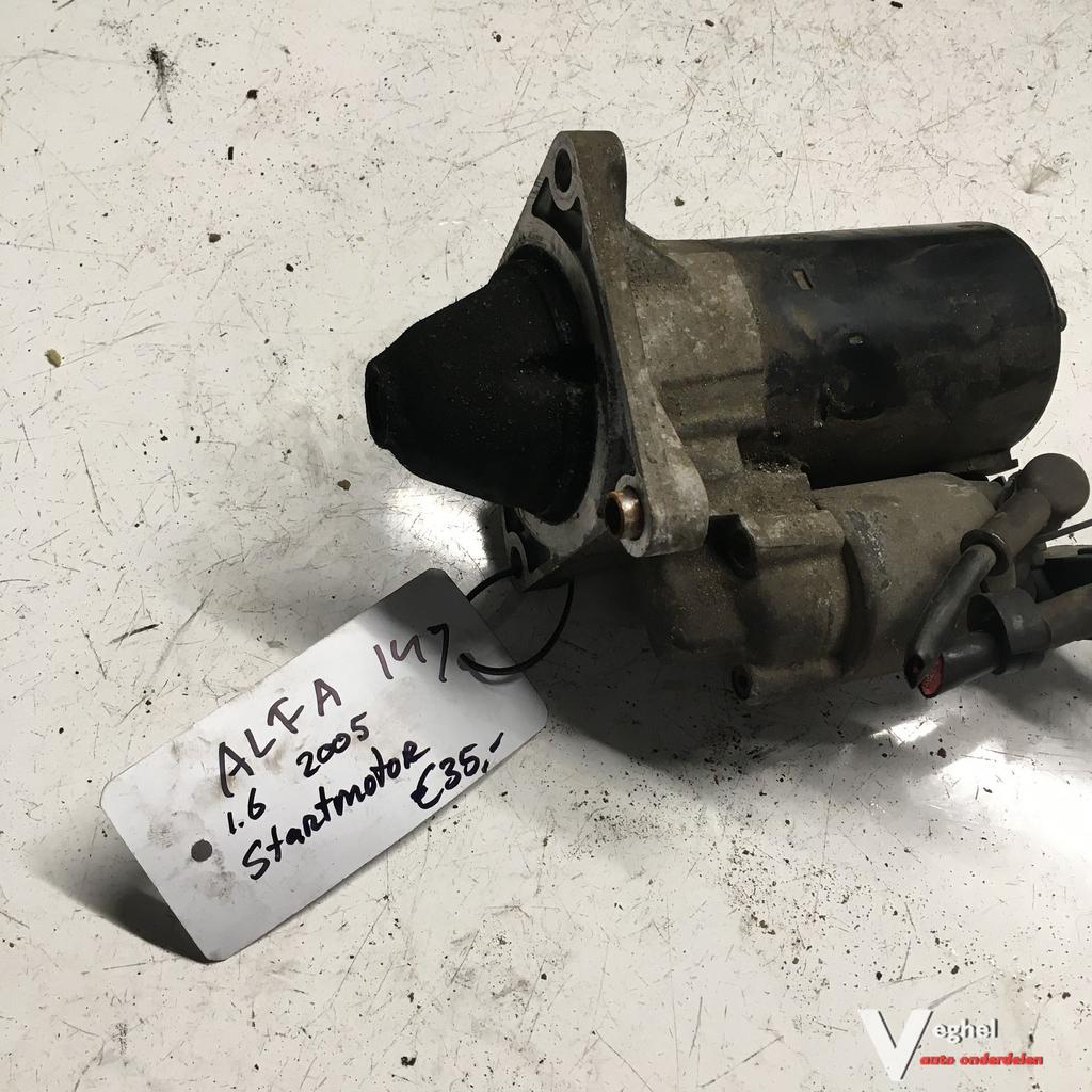 Alfa 147 1.6 2005  Startmotor, Gebruikt, -, -, Ophalen of Verzenden