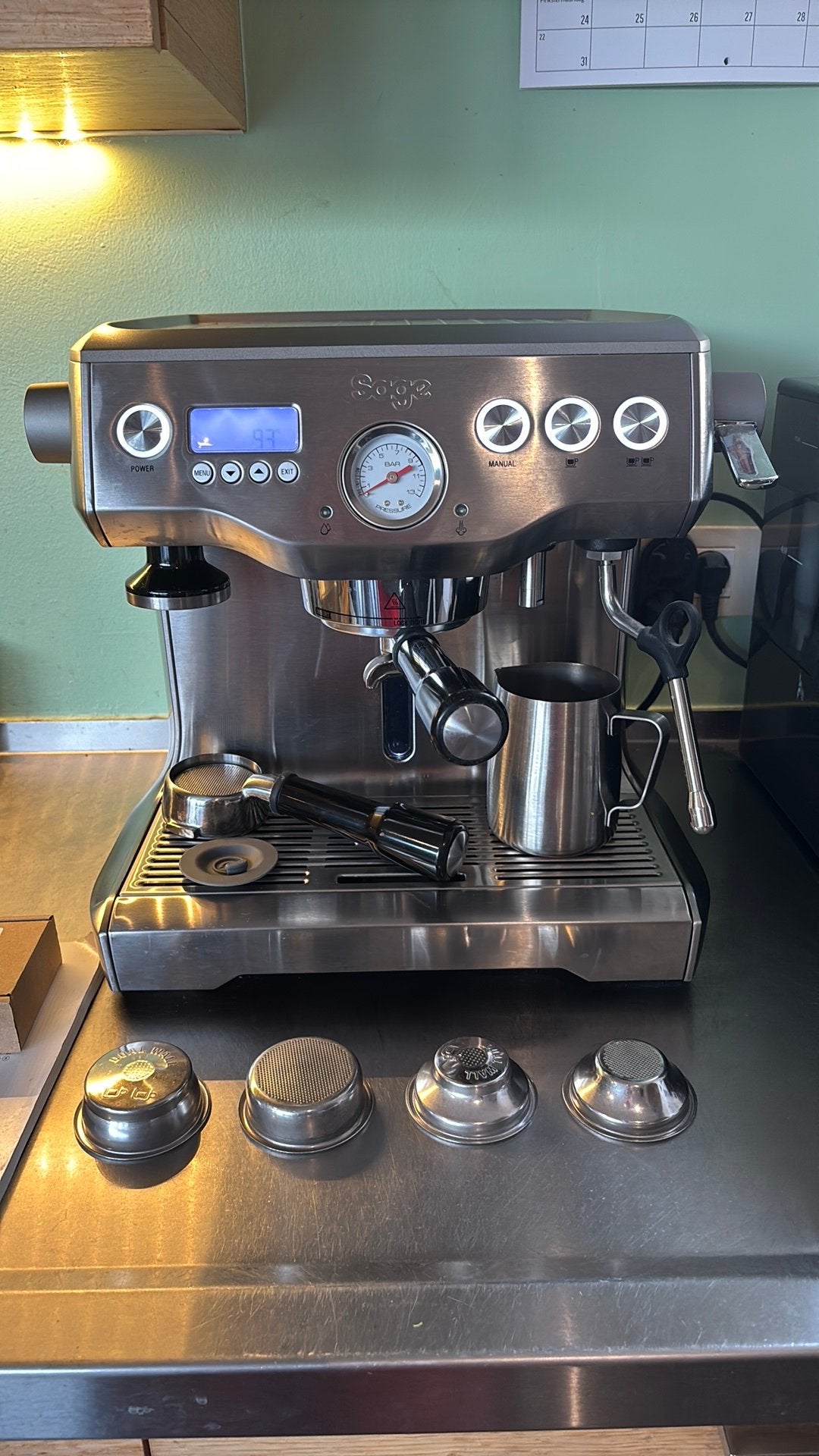 Sage Dual Boiler, Ophalen, Espresso apparaat, Gemalen koffie, Zo goed als nieuw