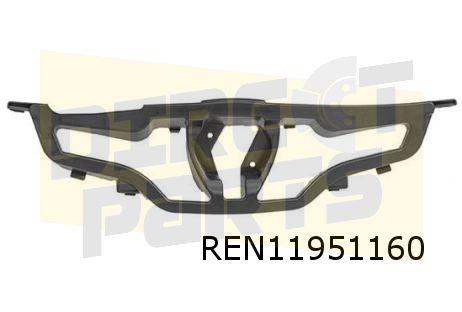 Renault Clio IV (1/13-9/16) grillesteun (achter grille) Orig, Neuf, Renault, -, -