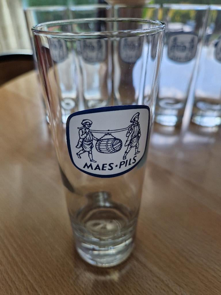 6 glazen Maes Pils, Verzamelen, Ophalen