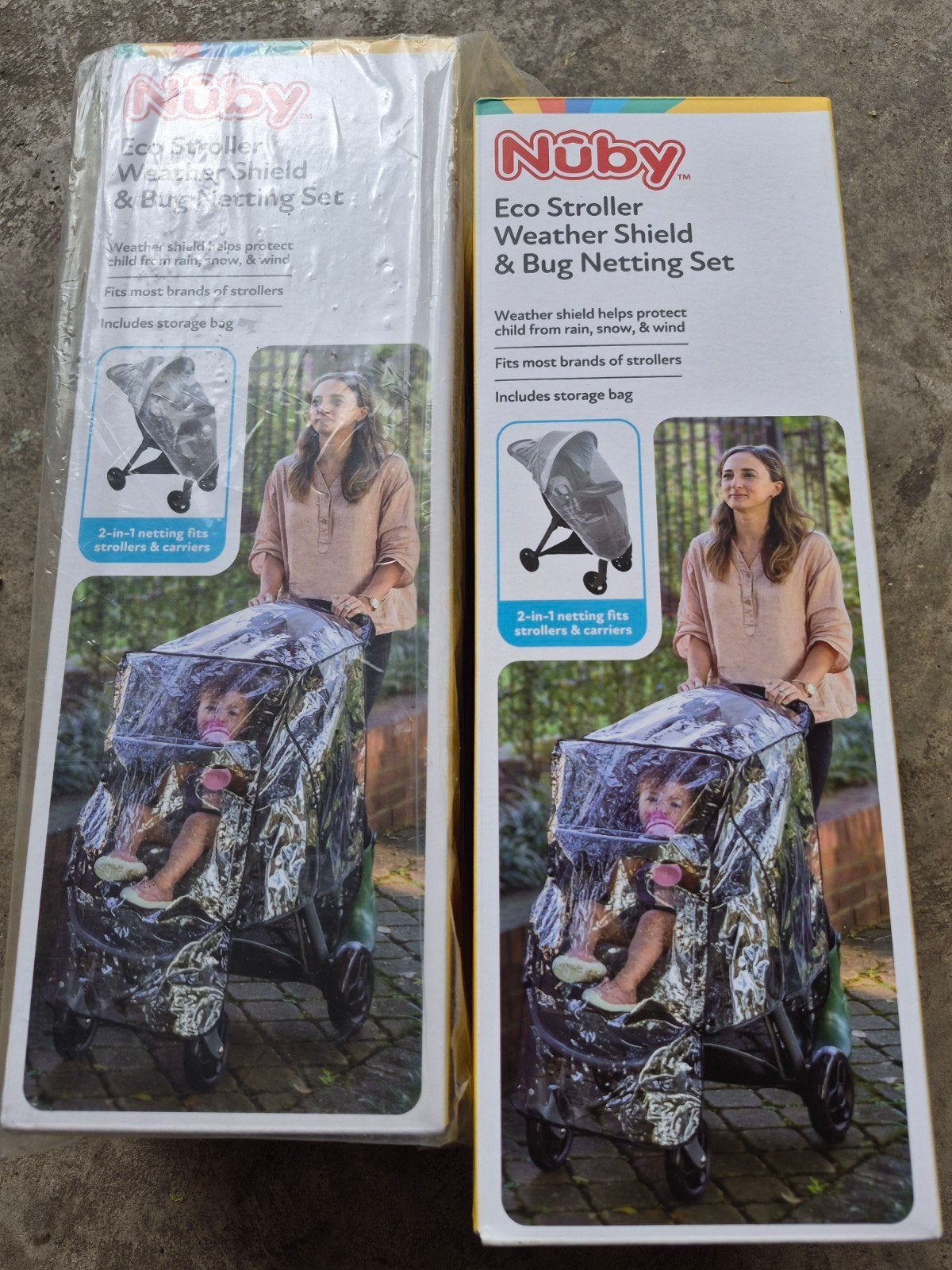 Weerschild voor buggy, Ophalen