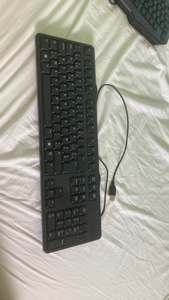 Dell toetsenbord, Verzenden, Azerty, Zo goed als nieuw, Bedraad