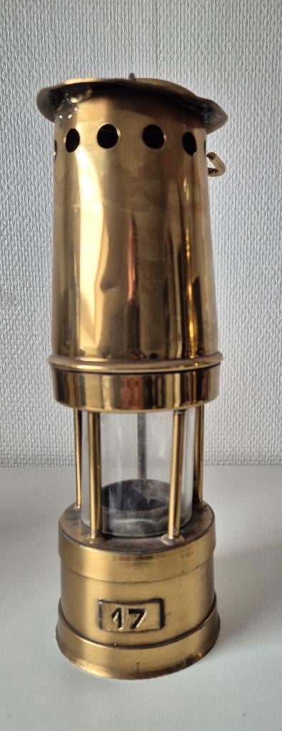 VINTAGE MIJNWERKERSLAMP, Antiquités & Art, Enlèvement