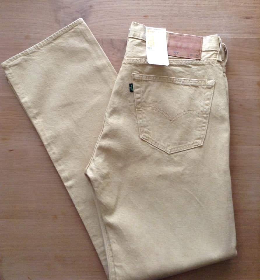 501 W36L34 L.E.V.I. Jeansbroek voor heren, Beige, Nieuw, Overige maten, Ophalen of Verzenden