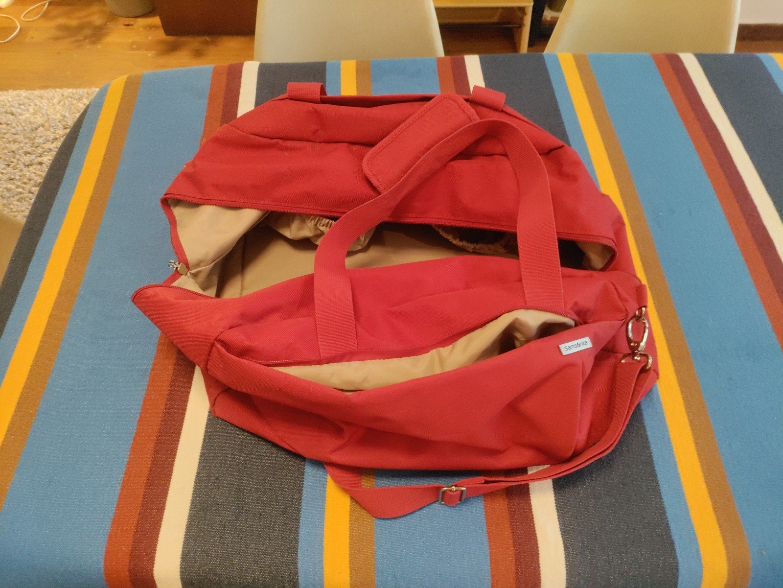 Sac Samsonite, Enlèvement