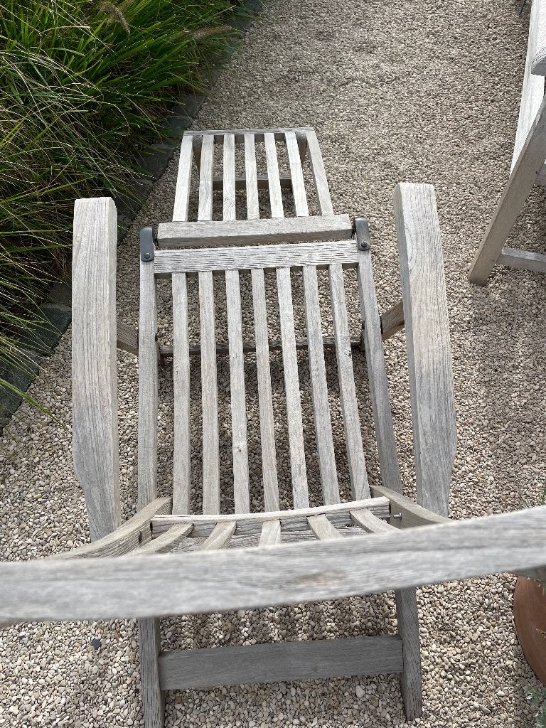 Tuinzetel, Jardin & Terrasse, Enlèvement, Utilisé, Bois, Pliant