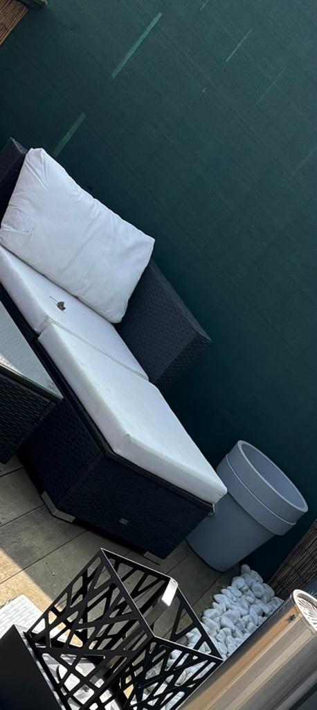 Ligbed incl. Kussens, Tuin en Terras, Ophalen, Nieuw, Rotan, Verstelbaar