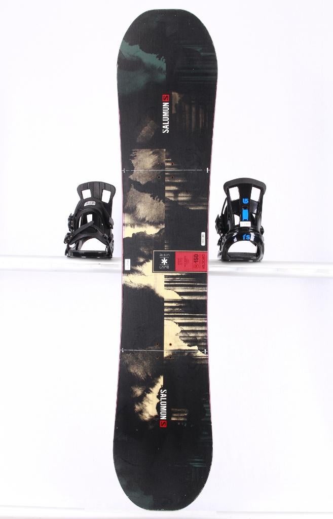 150 snowboard SALOMON WILD CARD, Black/red, Ophalen of Verzenden, Gebruikt, Board