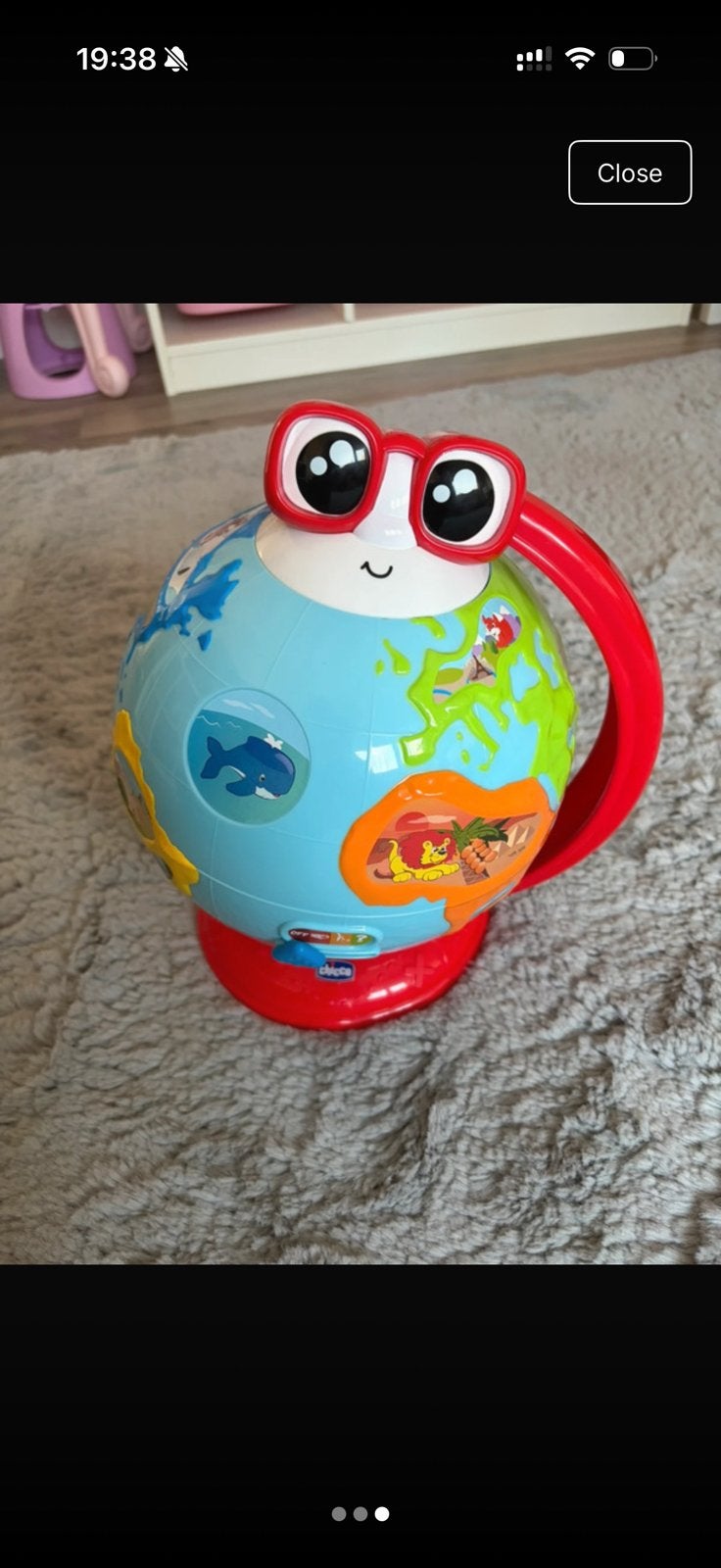 Chicco Globus edukacyjny PL, Kinderen en Baby's, Ophalen of Verzenden, Zo goed als nieuw