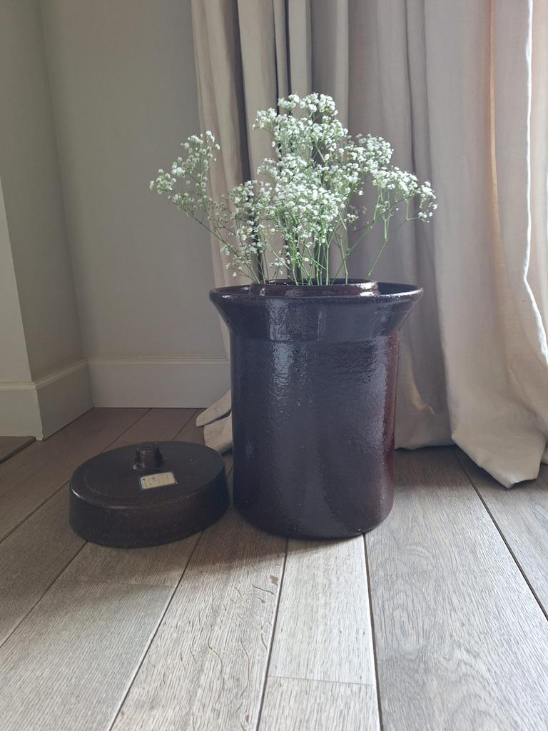 Vintage Fermenteerpot in keramiek, Ophalen