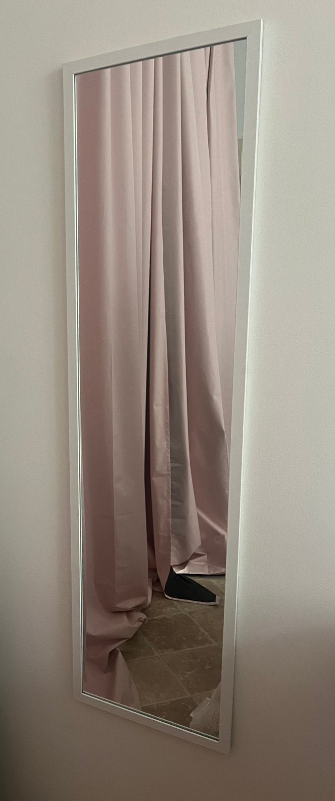 Miroir fin blanc, Enlèvement, Comme neuf
