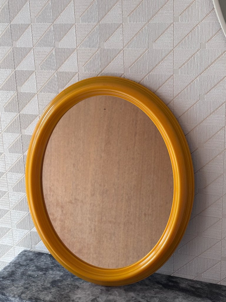 Miroir vintage, Enlèvement, Ovale, Moins de 50 cm, Moins de 100 cm
