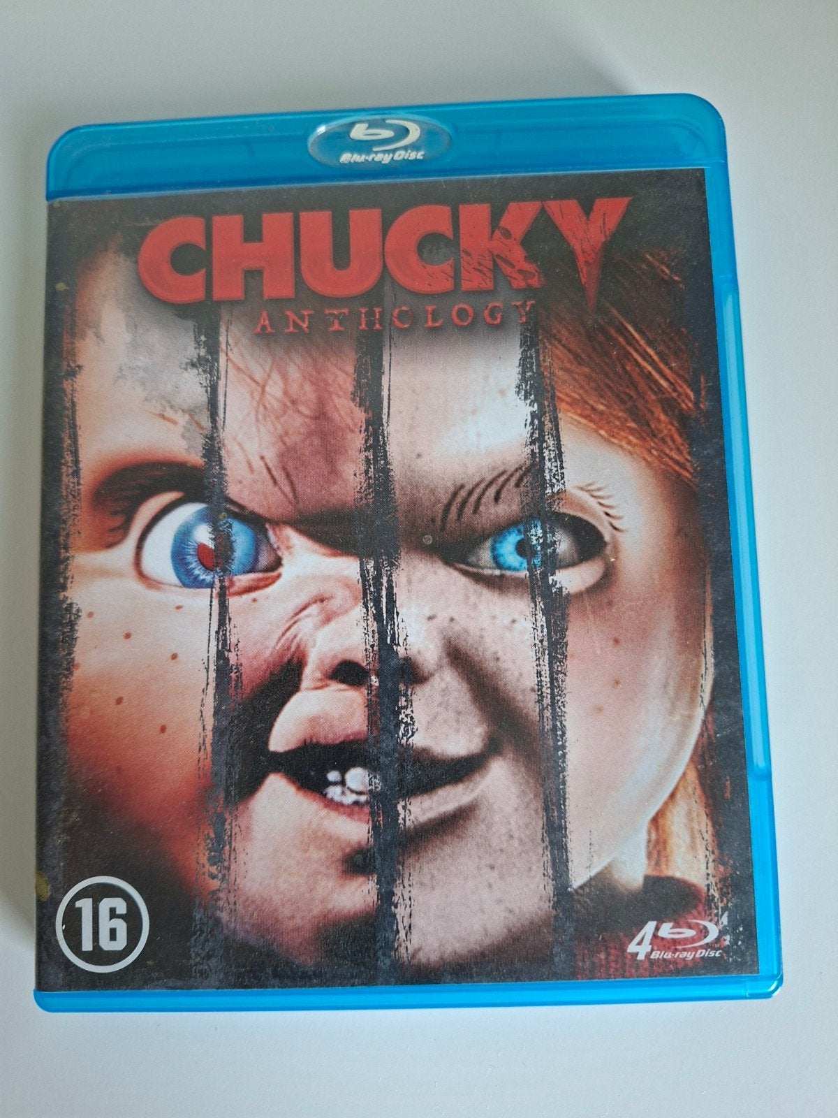 Chucky anthology 4 films op 4 blu-rays, Ophalen of Verzenden, Nederlands, Audio, Nederlands