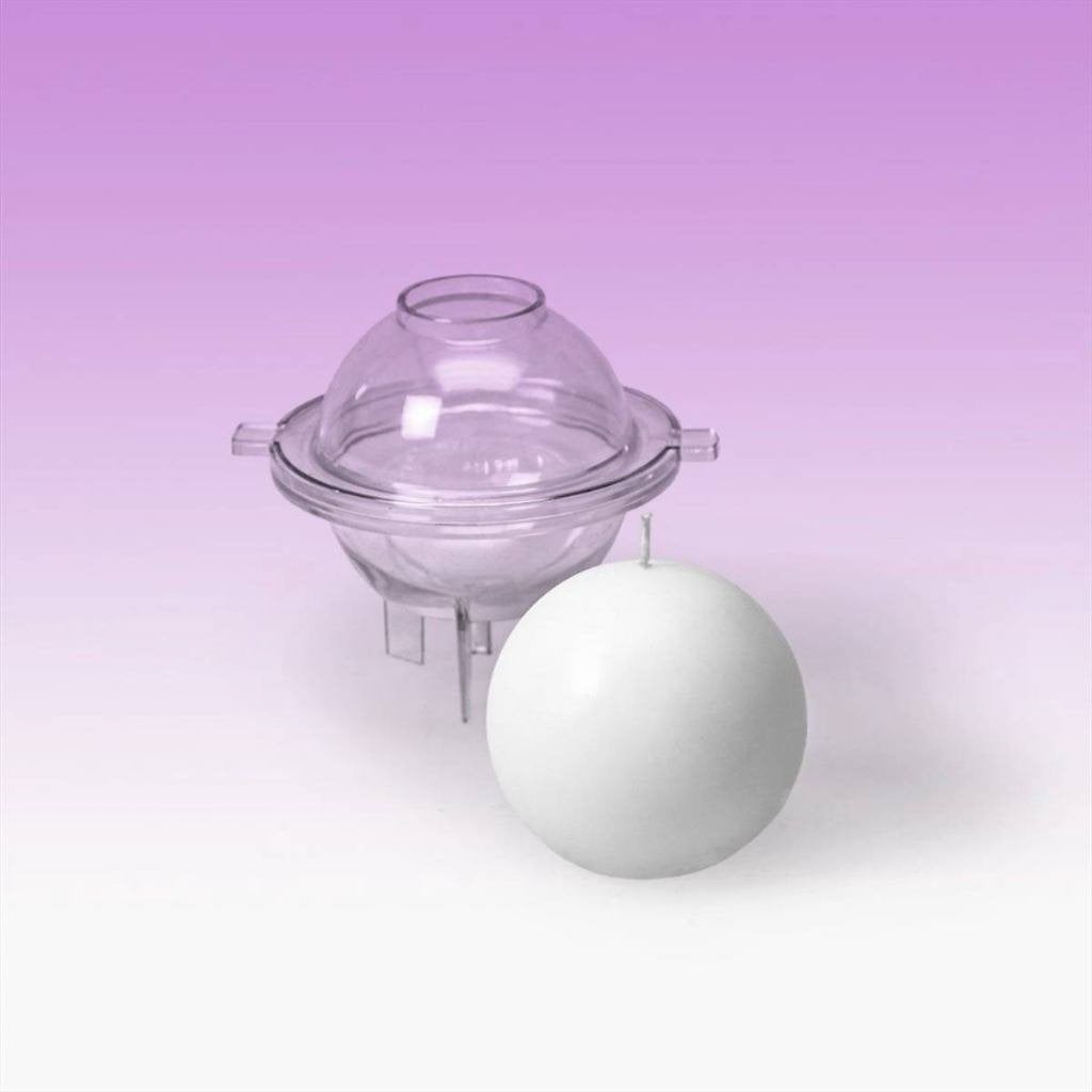 Kaarsen gietmal bol 65mm, Verzenden, Deelbaar, Overige thema's, Nieuw