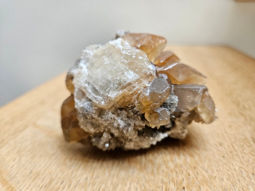Calcite - Carrière Lepoivre (Biesmerée - Belgique), Ophalen of Verzenden