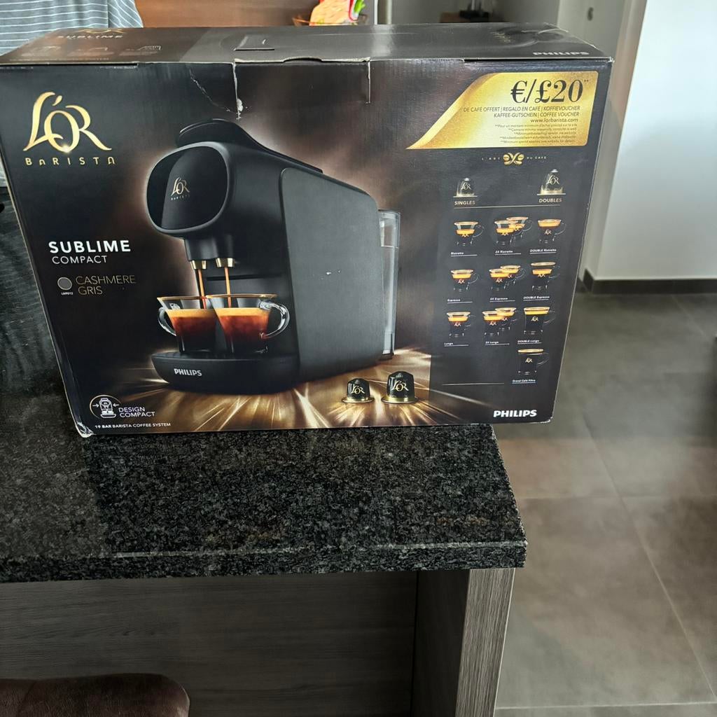 Espressomachine, Enlèvement, Neuf