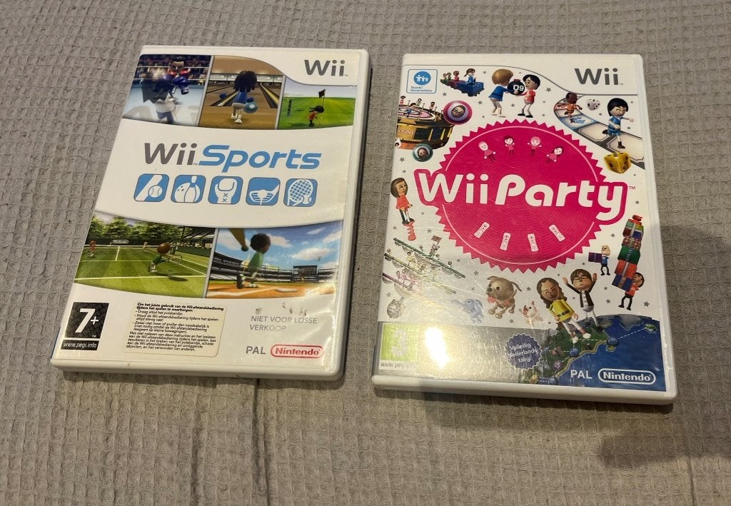 Nintendo Wii - Wii Sports en Wii Party, Games en Spelcomputers, 3 spelers of meer, Ophalen, Zo goed als nieuw, Avontuur en Actie