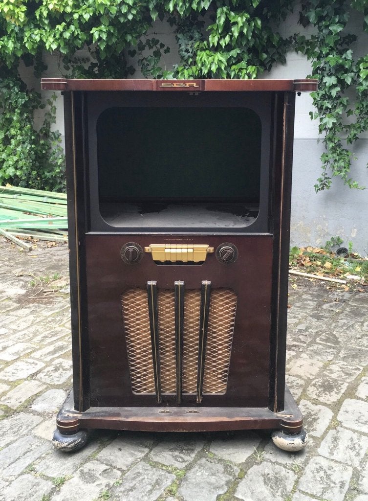 SBR Vintage Television Radio Cabinet, TV, Hi-fi & Vidéo, Enlèvement, Utilisé, Radio