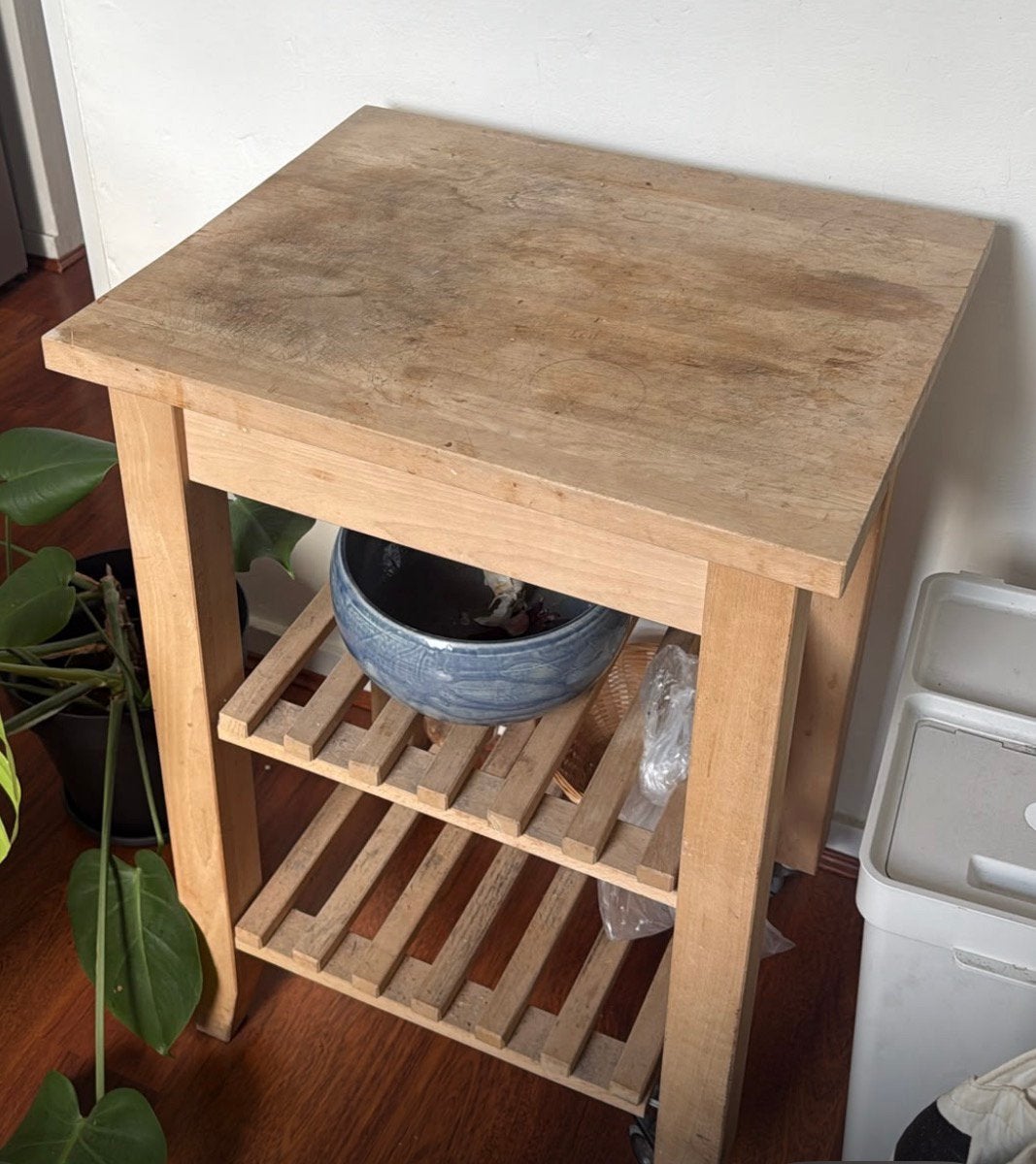 Table à roulettes IKEA BEKVÄM — 50  60  85 cm, Enlèvement, Comme neuf
